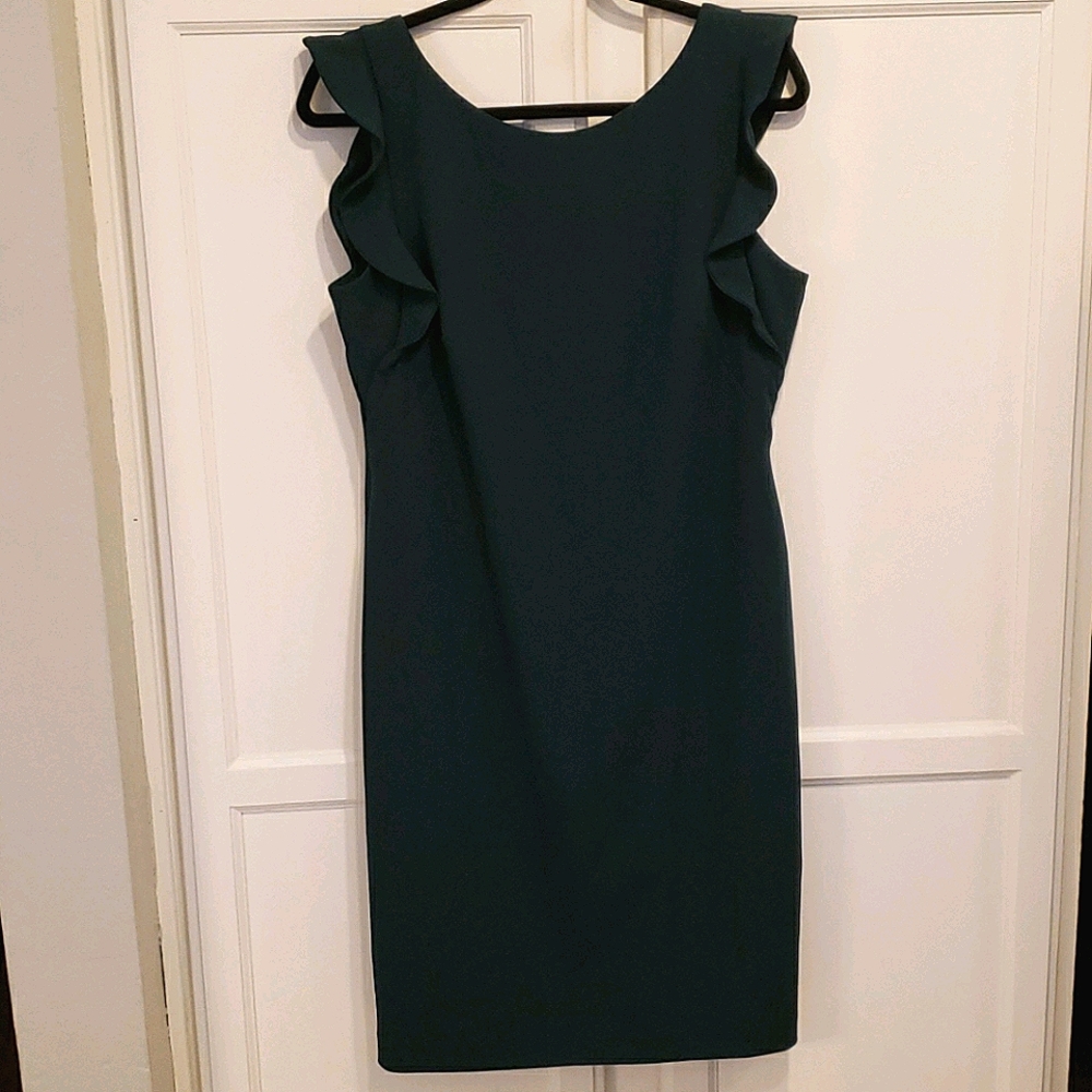 CALVIN KLEIN Dark Green Dress